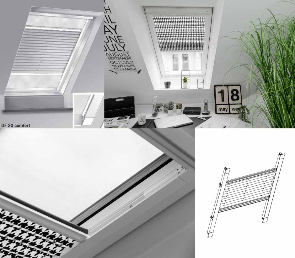 Window Treatments Hardware Faltstore Plissee Faltrollo Fur Velux Fenster Sun Collection Home Garden Beyondbasics Org